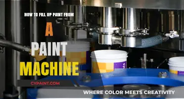 Filling Paint: Using a Machine Efficiently