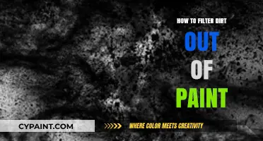 Effective Techniques to Filter Dirt Out of Paint for Smooth Finishes