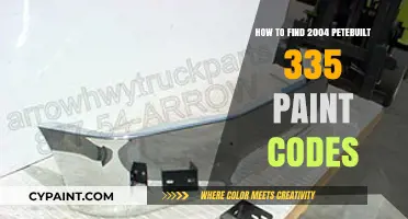 Locate 2004 PeteBuilt 335 Paint Codes: A Comprehensive Guide
