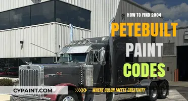 Locate 2004 Petebuilt Paint Codes: A Comprehensive Guide