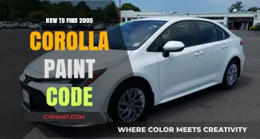 Locate Your 2005 Corolla's Paint Code: A Quick Guide
