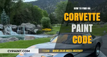 Locate Your 1986 Corvette's Paint Code: A Step-by-Step Guide