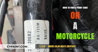 Finding Your Motorcycle's Paint Code: A Step-by-Step Guide