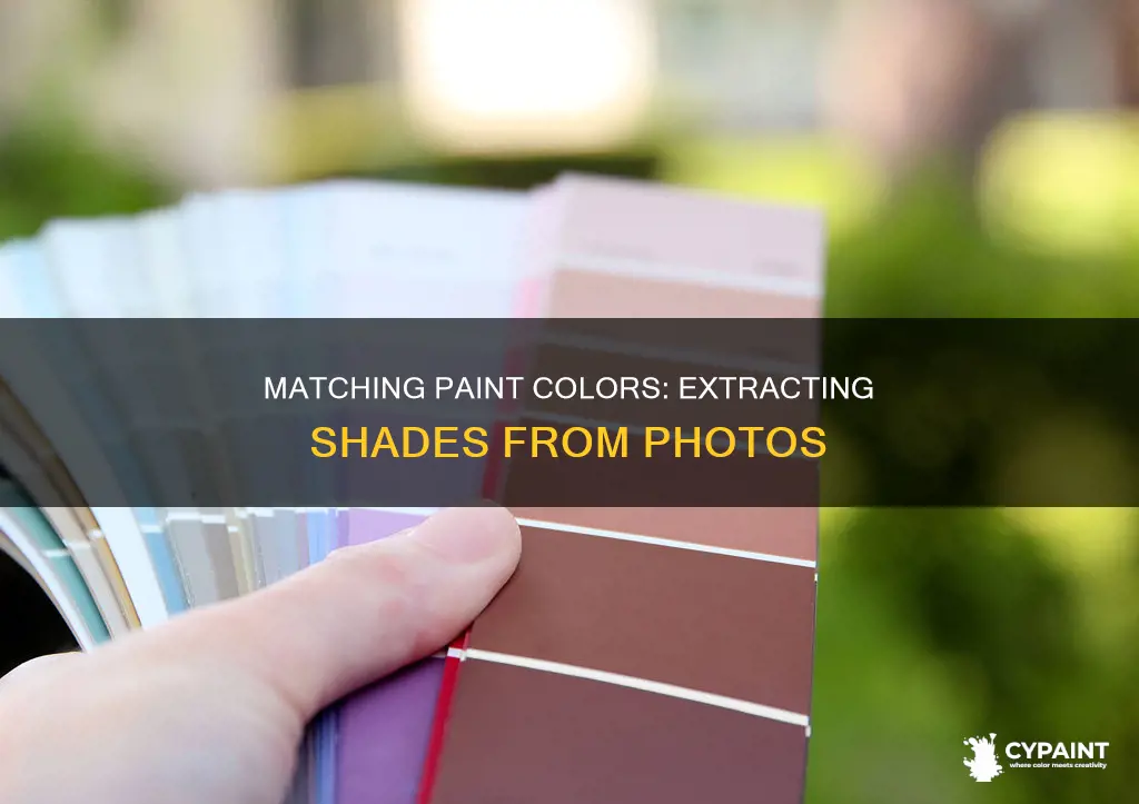 how to find a paint colour from an image