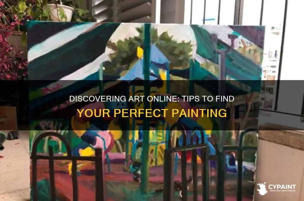 how to find a painting on the internet