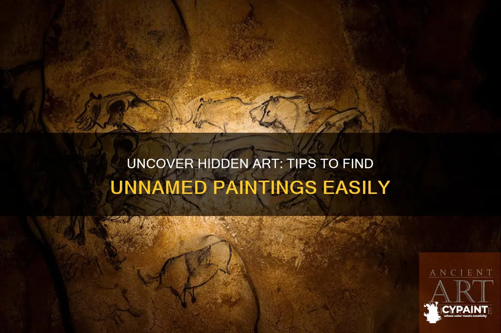 how to find a painting without name