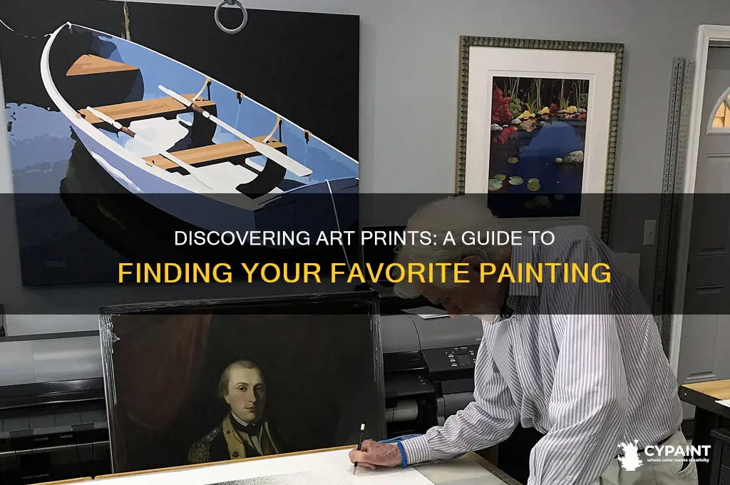 how to find a print of a painting
