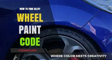 How to Locate Your Alloy Wheel Paint Code Easily