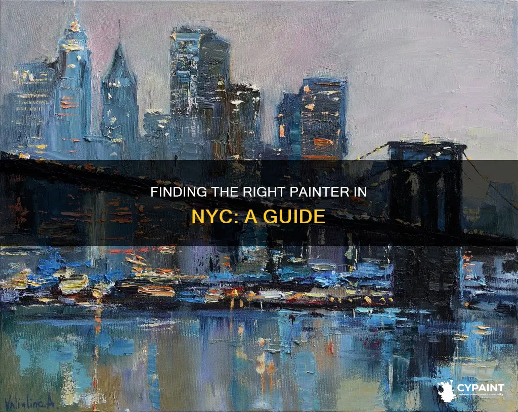 how to find apt painter in new york city