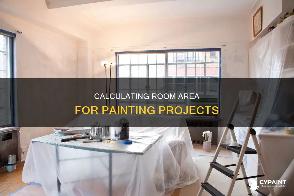 how to find area of a room for painting