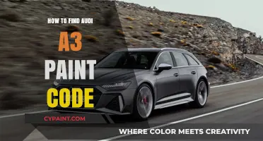 Locate Your Audi A3 Paint Code: A Quick and Easy Guide