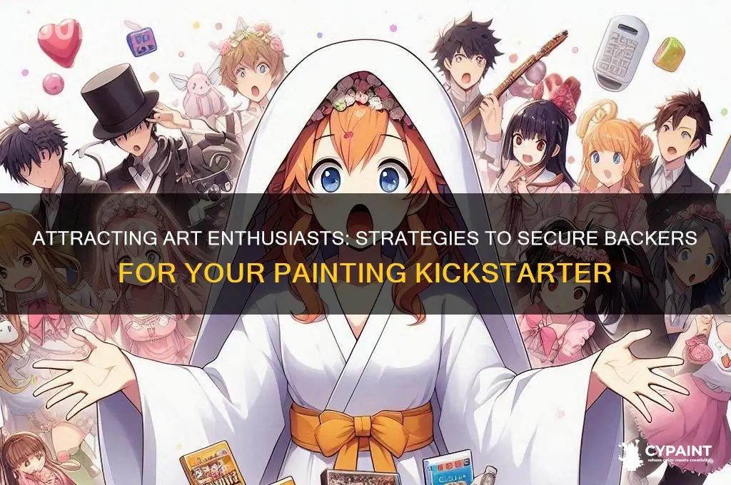 how to find backers for painting kickstarter