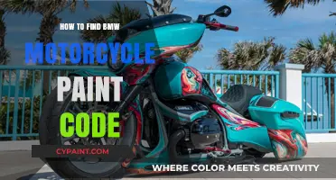 Locate Your BMW Motorcycle Paint Code: A Quick Guide