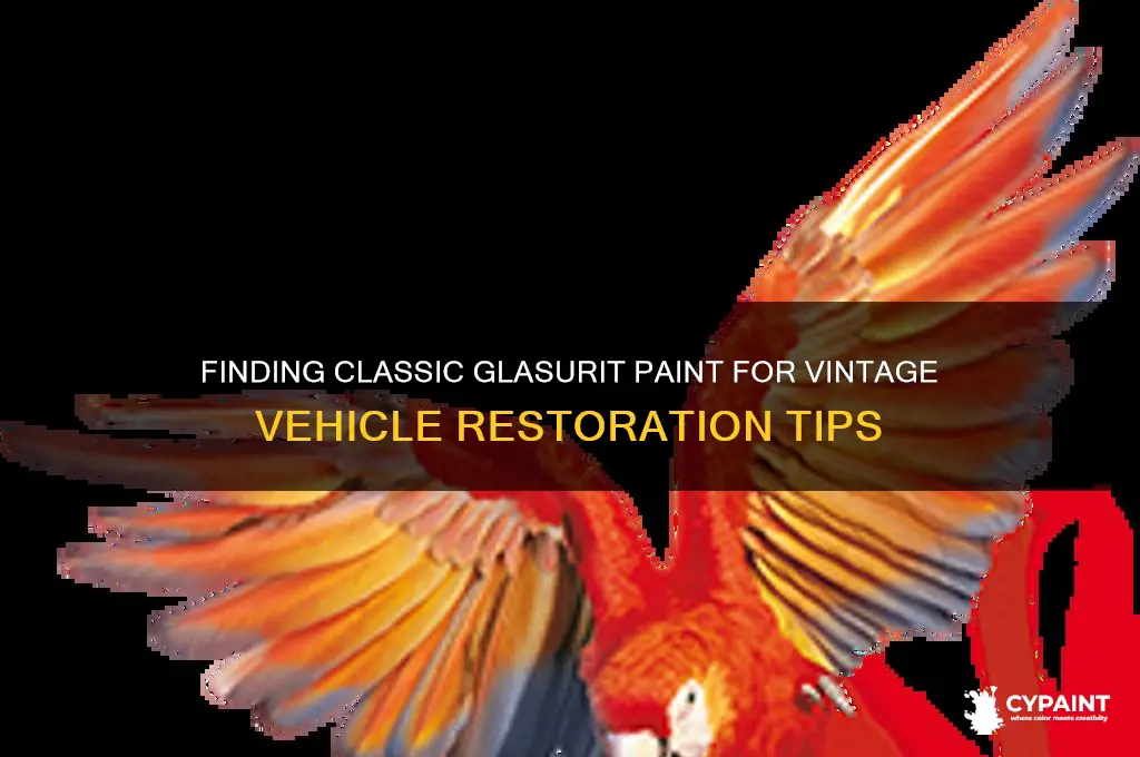 how to find classic vehicle paint glasurit ma