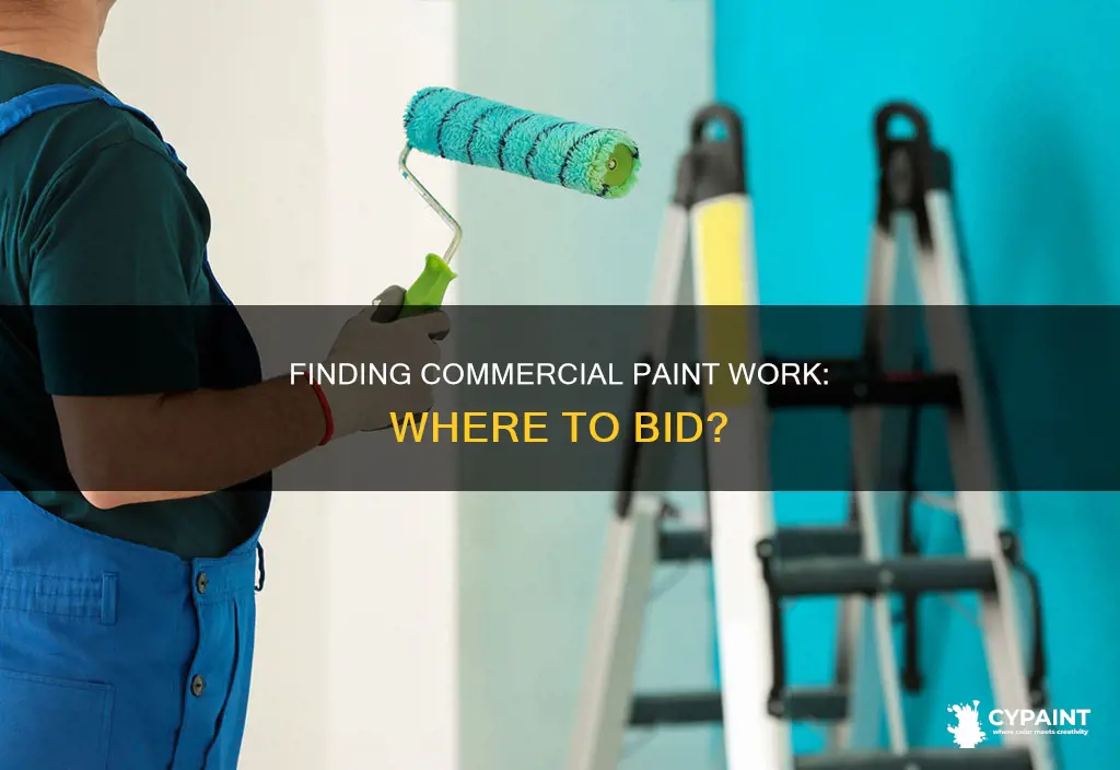 how to find commercial paint work to bid on