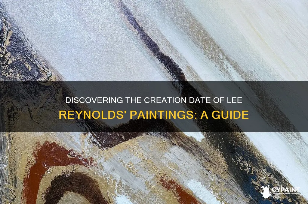 how to find date for lee reynolds painting