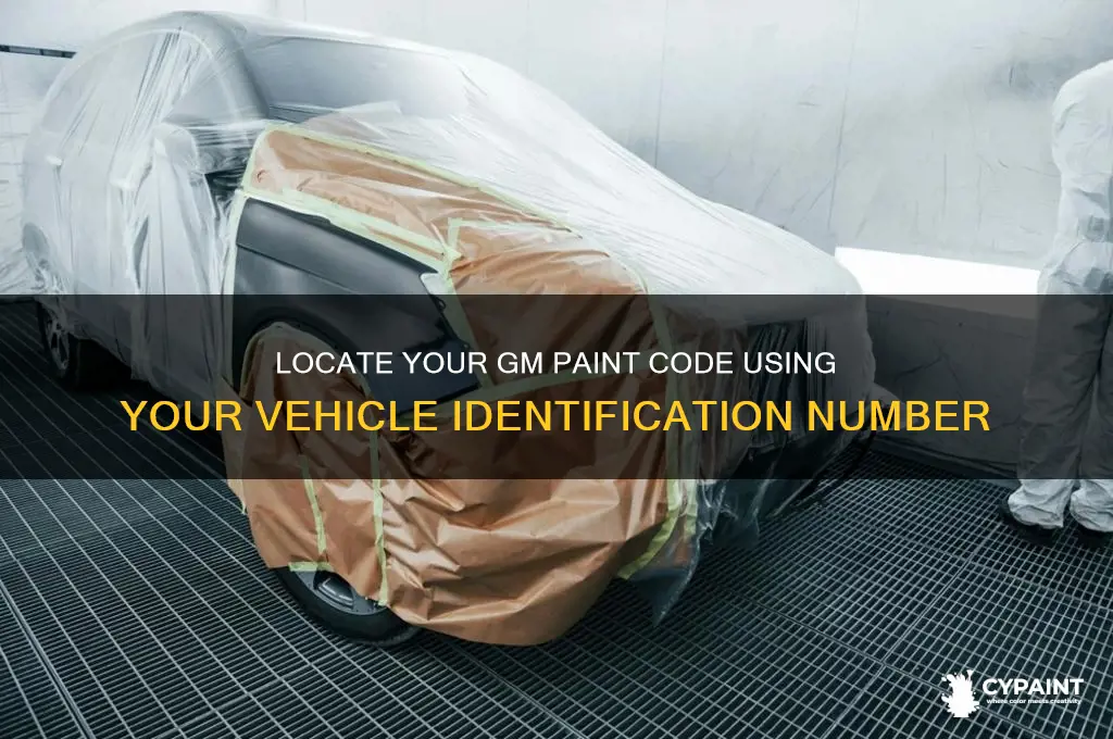how to find gm paint code by vin