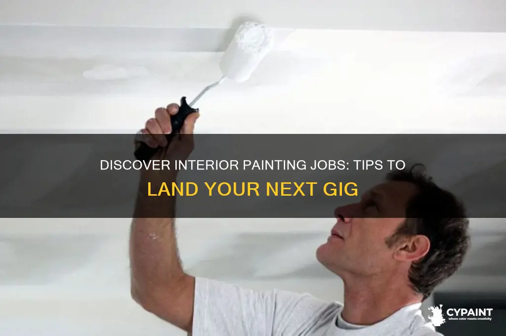 how to find jobs doing interior painting jobs