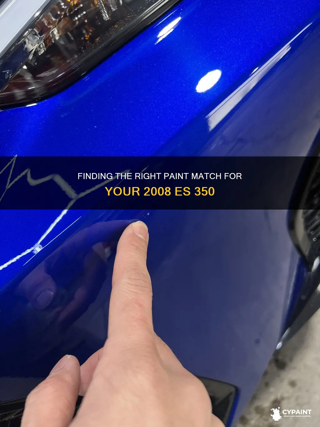 how to find matching paint for 2008 es 350