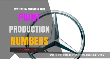 Finding Mercedes-Benz Paint Production Numbers: A Comprehensive Guide