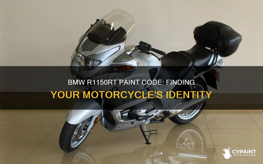 how to find my bmw r1150rt motorcycle paint code