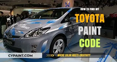 Locate Your Toyota Paint Code: A Quick and Easy Guide