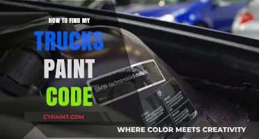 Locate Your Truck's Paint Code: A Quick and Easy Guide