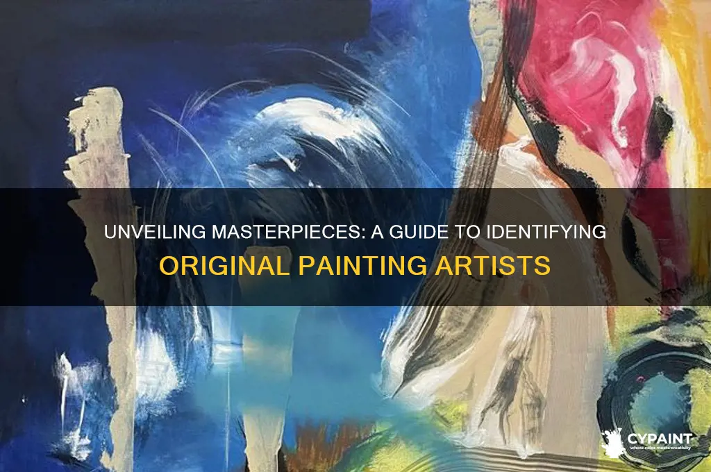 how to find original artists of paintings