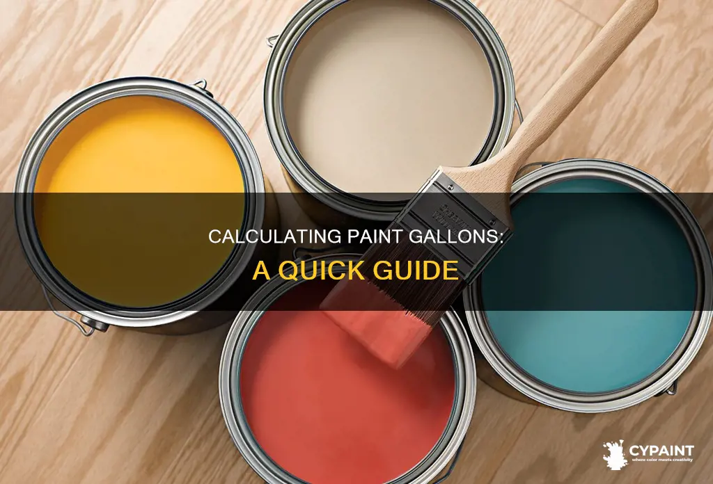 how to find out how many gallons of paint