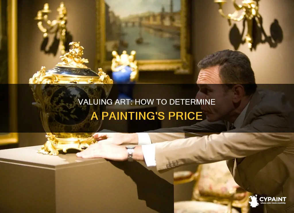 how to find out the price for the painting
