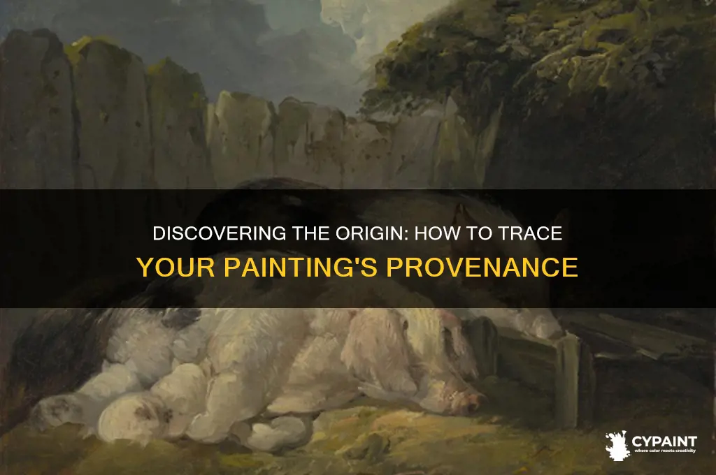 how to find out where a painting i