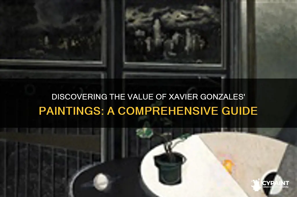 how to find out xavier gonzales painting worht