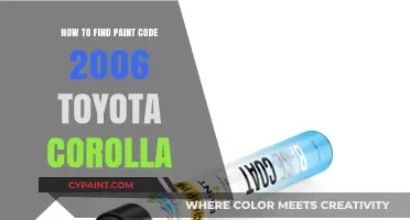 Locate Your 2006 Toyota Corolla Paint Code: A Quick Guide