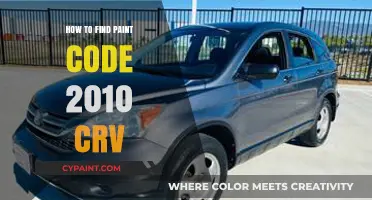 Locate Your 2010 CR-V's Paint Code: A Quick Guide