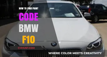 Locate Your BMW F10 Paint Code: A Step-by-Step Guide