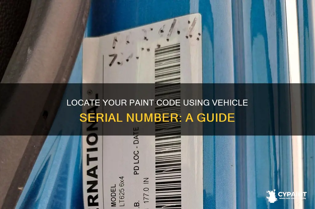 how to find paint code by serial number