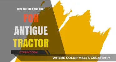 Finding the Paint Code for Your Antique Tractor: A Step-by-Step Guide