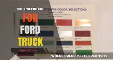 Locate Your Ford Truck's Paint Code: A Step-by-Step Guide