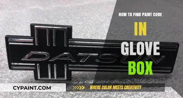 Locate Your Car's Paint Code in the Glove Box Easily