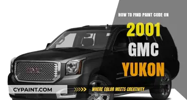 Finding the Paint Code on Your 2001 GMC Yukon