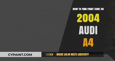 Audi A4 Paint Code: Where to Find It