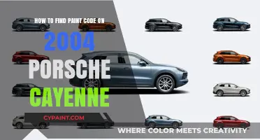 Finding Your Porsche Cayenne's Paint Code