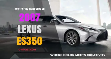 Lexus ES350 Paint Code: A Quick Guide to Finding Yours