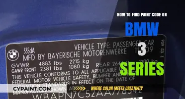 BMW 3 Series: Finding Your Paint Code