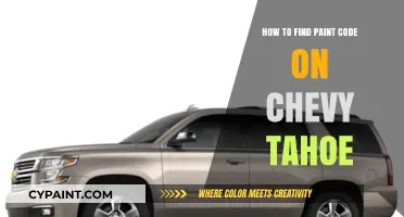 Locate Your Chevy Tahoe Paint Code: A Quick Guide
