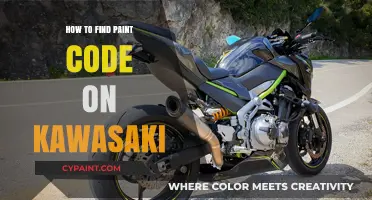 Locate Your Kawasaki Paint Code: A Quick and Easy Guide