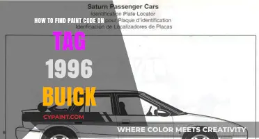 Finding the Paint Code for Your 1996 Buick