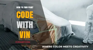 Locate Your Vehicle's Paint Code Using the VIN Number