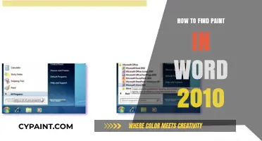 Discovering Microsoft Word 2010's Hidden Paint Feature: A Step-by-Step Guide