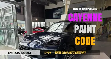 Locate Your Porsche Cayenne Paint Code: A Step-by-Step Guide
